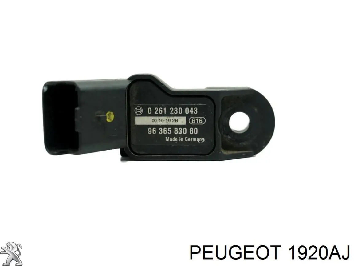 Sensor de pressão no coletor de admissão, MAP Peugeot/Citroen 1920AJ preço, a partir de 30,70 USD