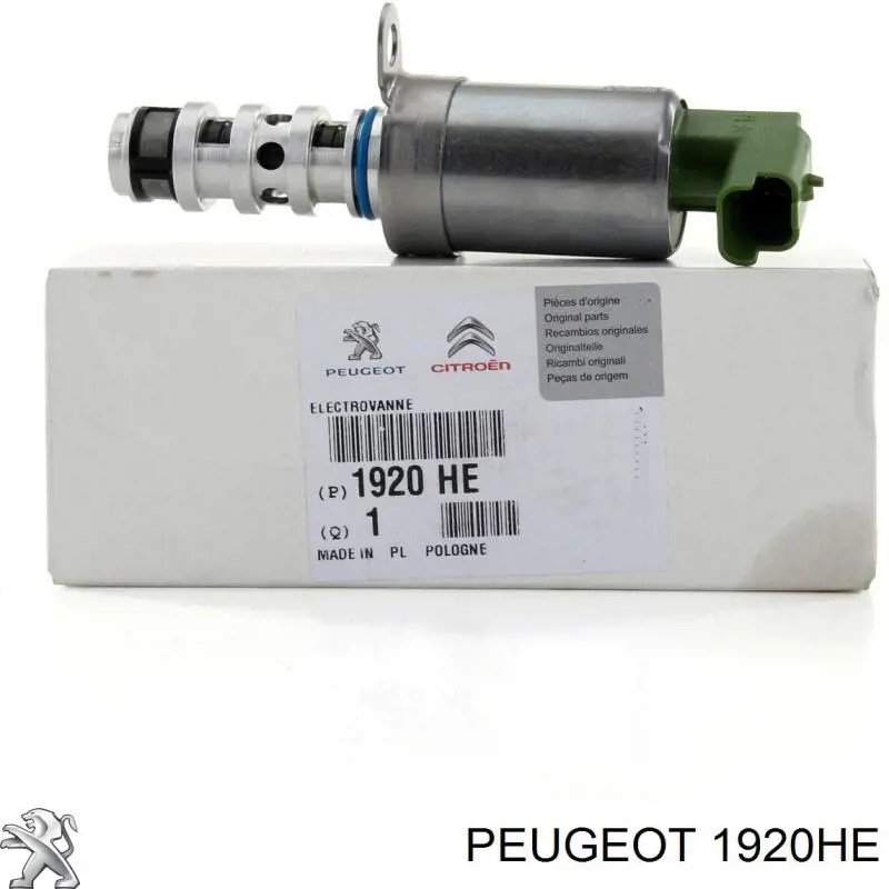 Válvula eletromagnética de posição (de fases) da árvore distribuidora Peugeot/Citroen 1920HE preço, a partir de 220,98 USD