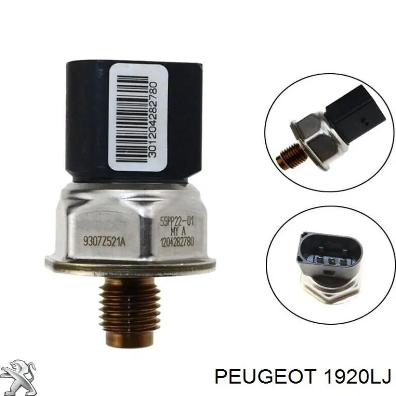 Compre 1920LJ Peugeot/Citroen Sensor de pressão de combustível