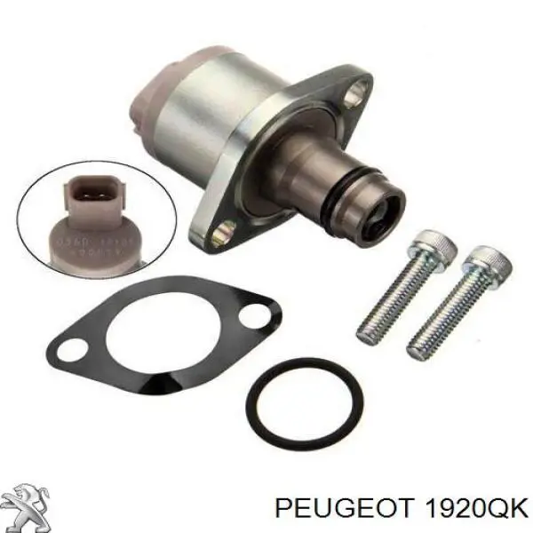 Compre 1920QK Peugeot/Citroen Válvula de regulação de pressão (válvula de redução da Bomba de Combustível de Pressão Alta) Common-Rail-System