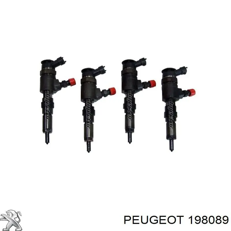 198089 Peugeot/Citroen Injetor de injeção de combustível
