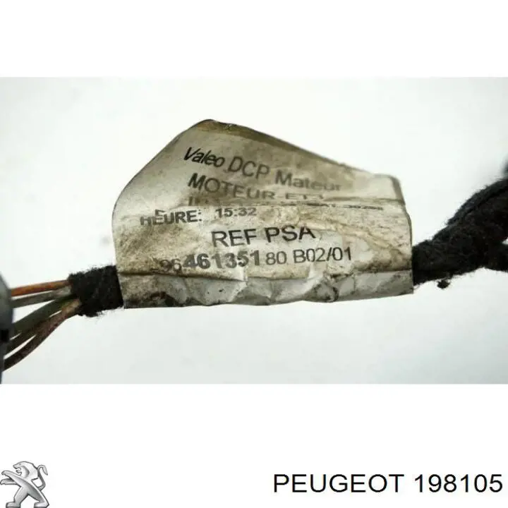 Compre 198105 Peugeot/Citroen Anel (arruela) do injetor de ajuste