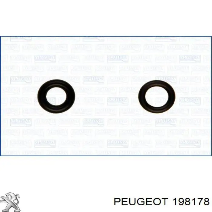 198178 Peugeot/Citroen Anel (arruela) do injetor de ajuste