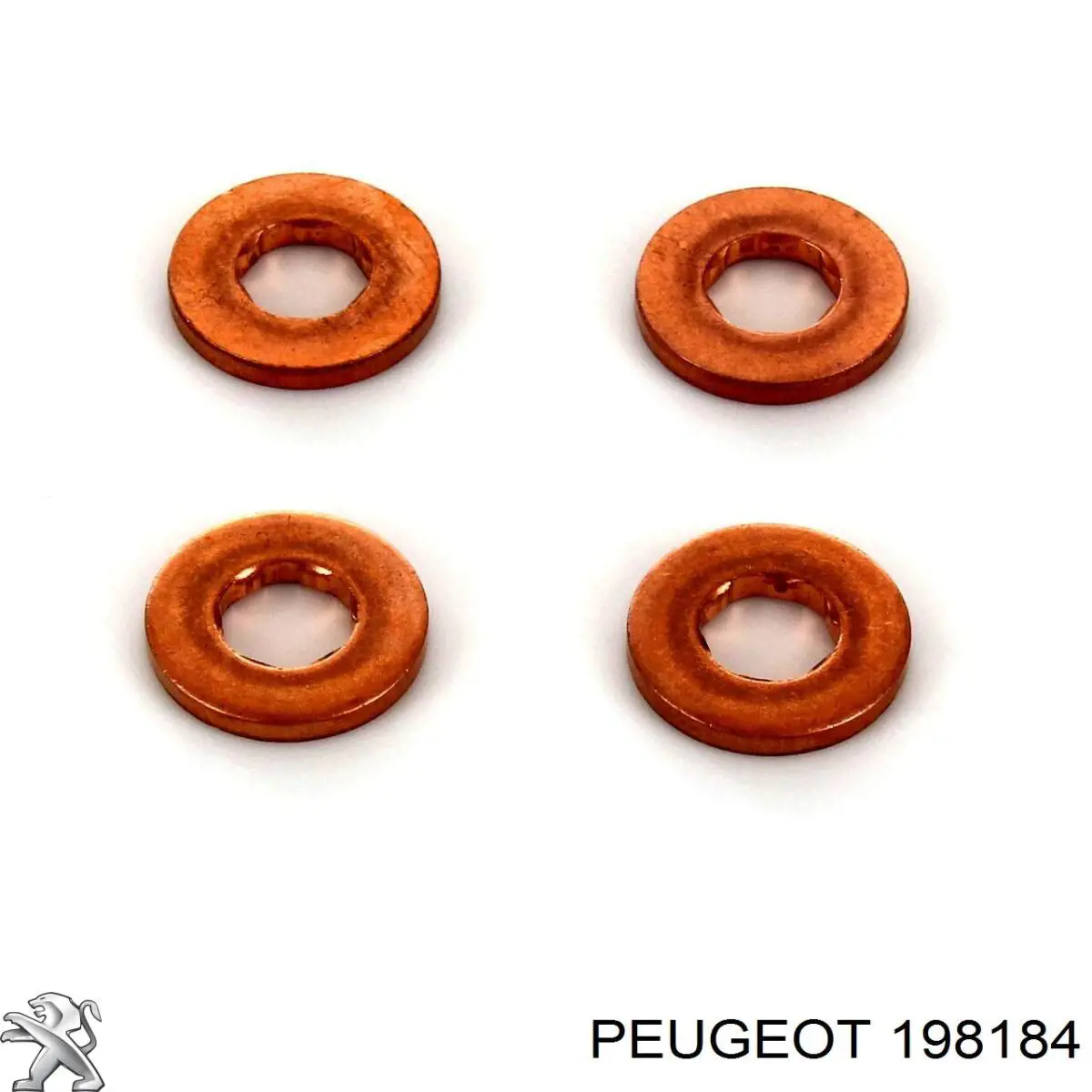 Compre 198184 Peugeot/Citroen Anel (arruela) do injetor de ajuste