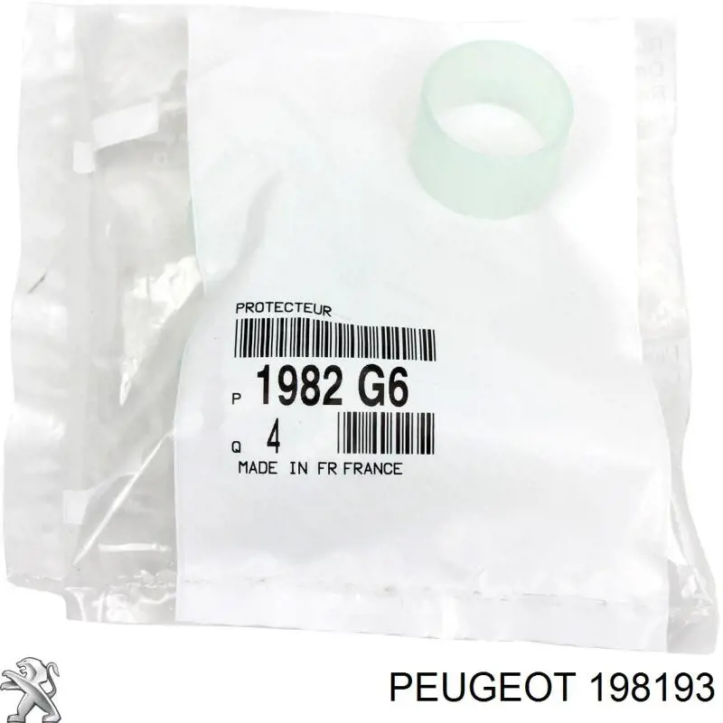 Compre 198193 Peugeot/Citroen Vedante anular de tubo de ligação de retorno de mangueira do injetor