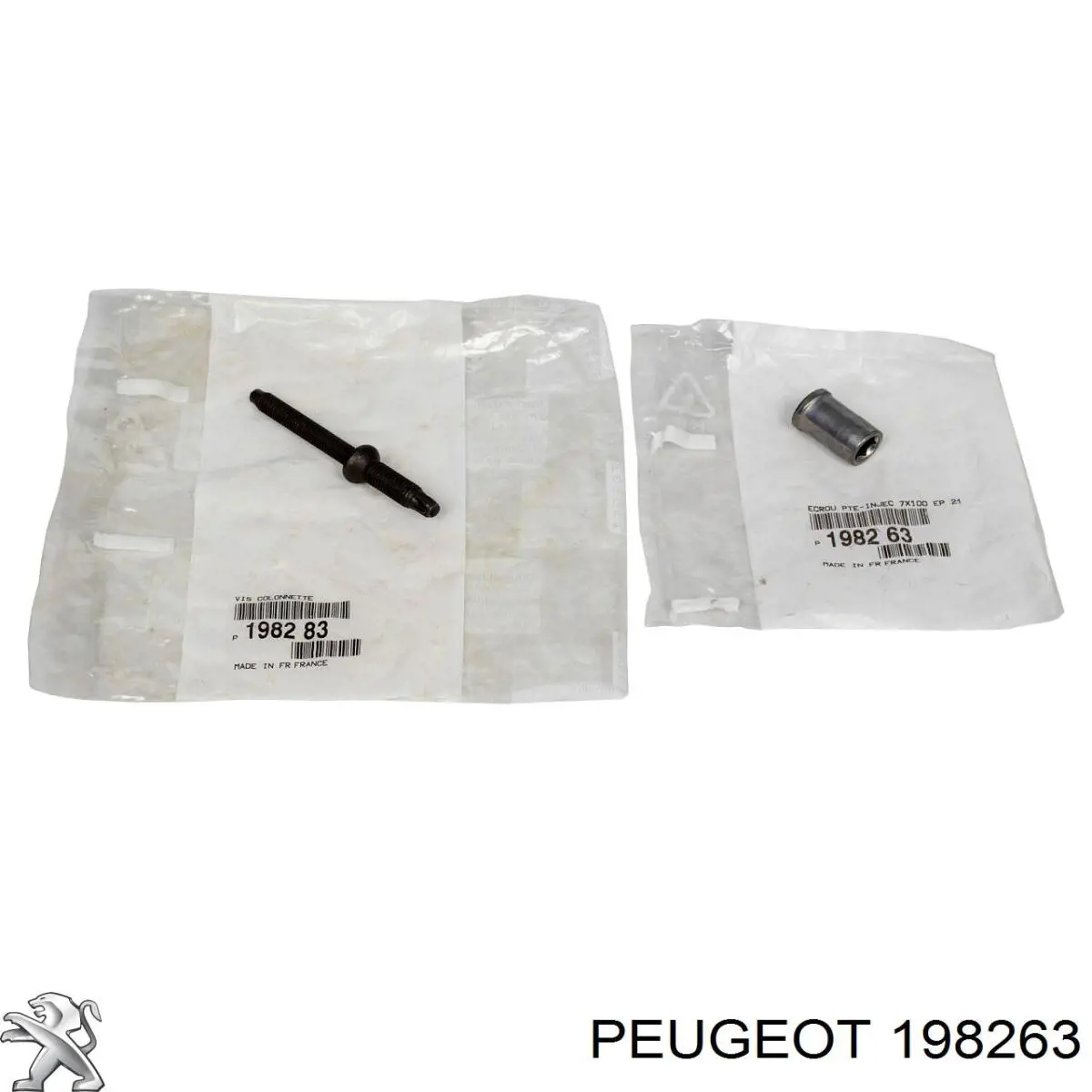 Compre 0198263 Peugeot/Citroen Porca de fixação do injetor