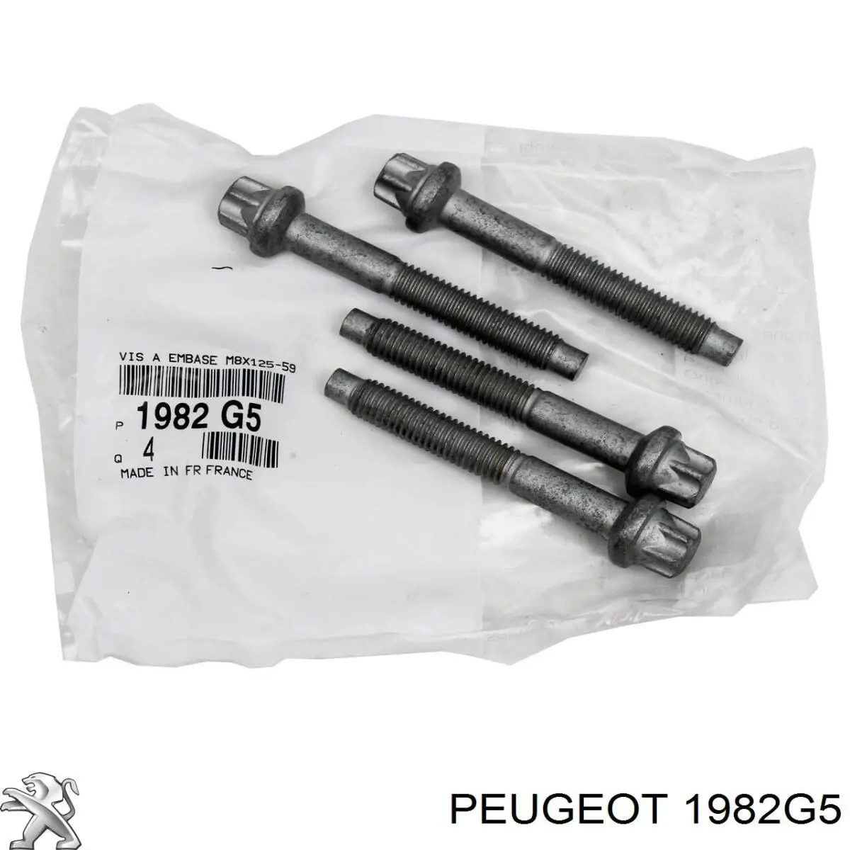 1982G5 Peugeot/Citroen Parafuso de fixação do injetor