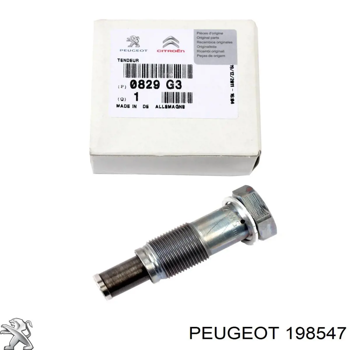 Compre 198547 Peugeot/Citroen Tubo de combustível, desde a Bomba de Combustível de Pressão Alta até a sonda de combustível