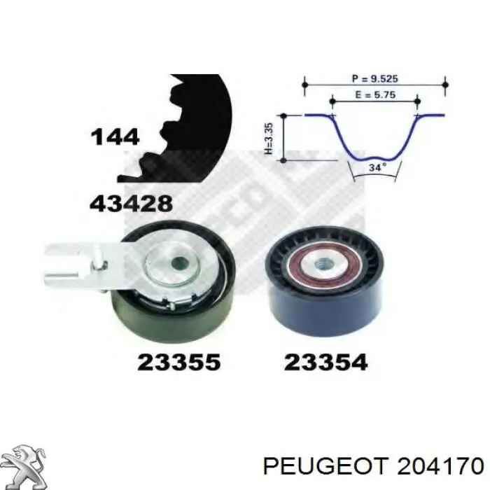 Rolamento de liberação de embraiagem Peugeot/Citroen 204170 preço, a partir de 33,33 USD