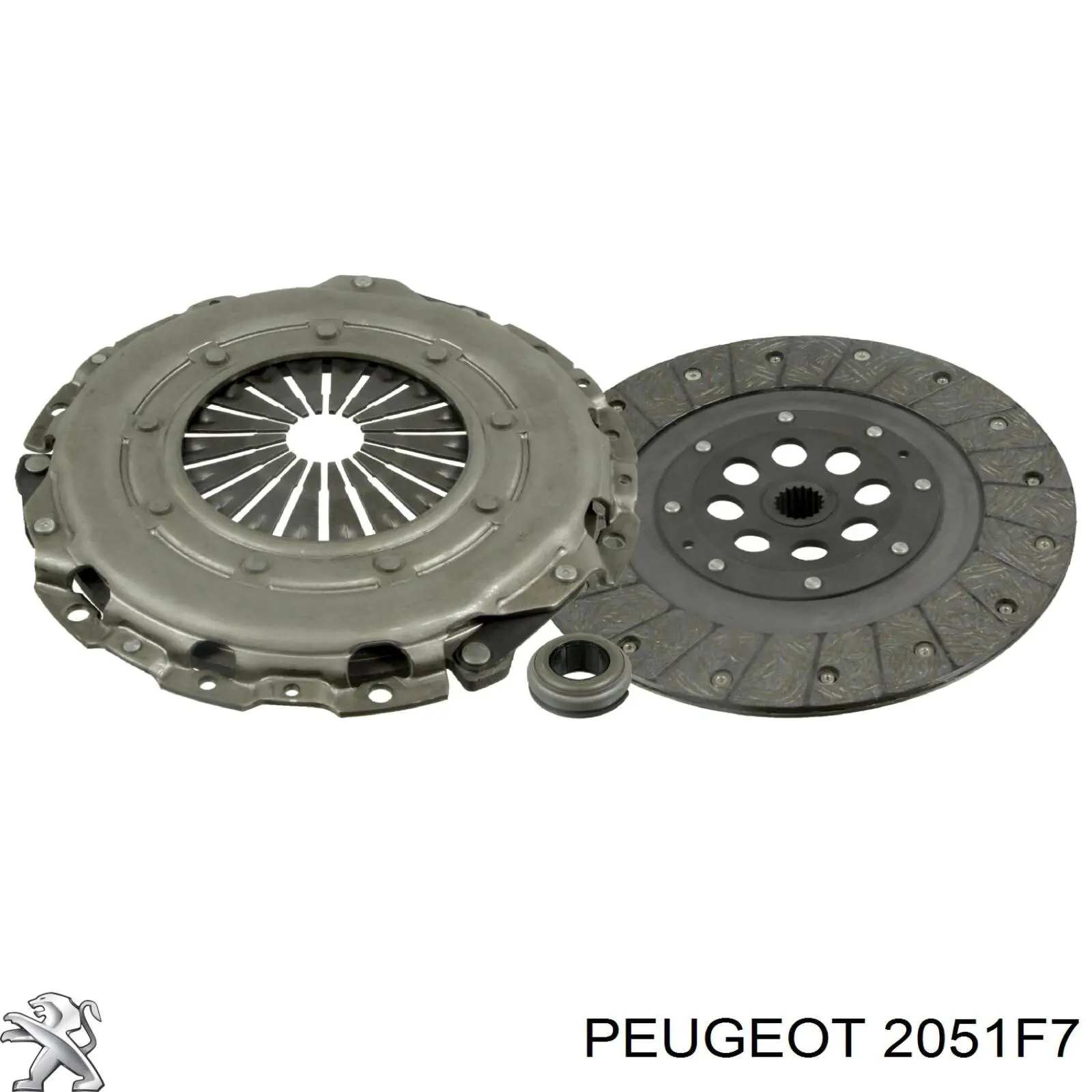 Kit de embraiagem (3 peças) Peugeot/Citroen 2051F7 preço, a partir de 95,51 USD