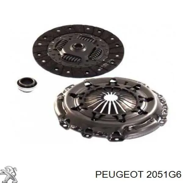 Compre 2051G6 Peugeot/Citroen Kit de embraiagem (3 peças)
