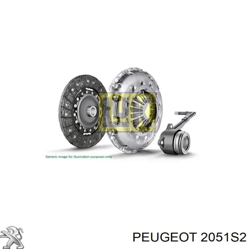 Kit de embraiagem (3 peças) Peugeot/Citroen 2051S2 preço, a partir de 208,26 USD
