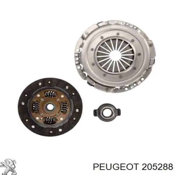 Kit de embraiagem (3 peças) Peugeot/Citroen 205288 preço, a partir de 90,08 USD