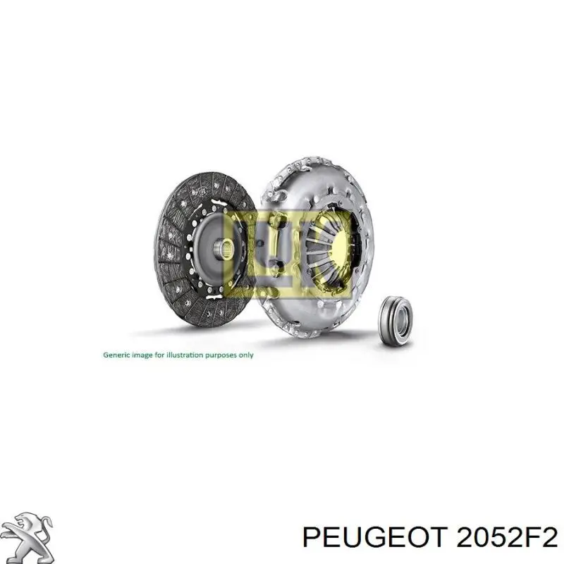 Compre 2052F2 Peugeot/Citroen Kit de embraiagem (3 peças)