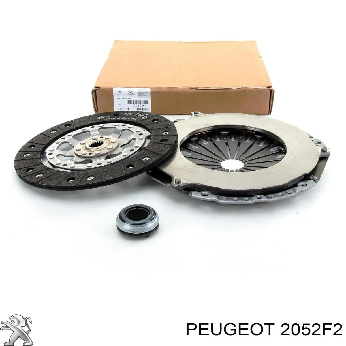 2052F2 Peugeot/Citroen Kit de embraiagem (3 peças)