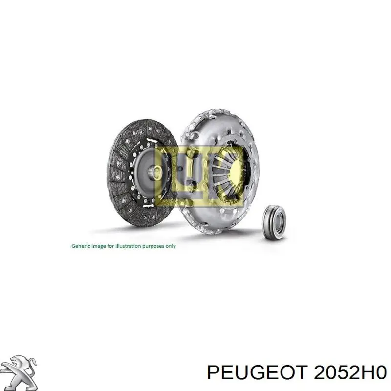 Compre 2052H0 Peugeot/Citroen Kit de embraiagem (3 peças)