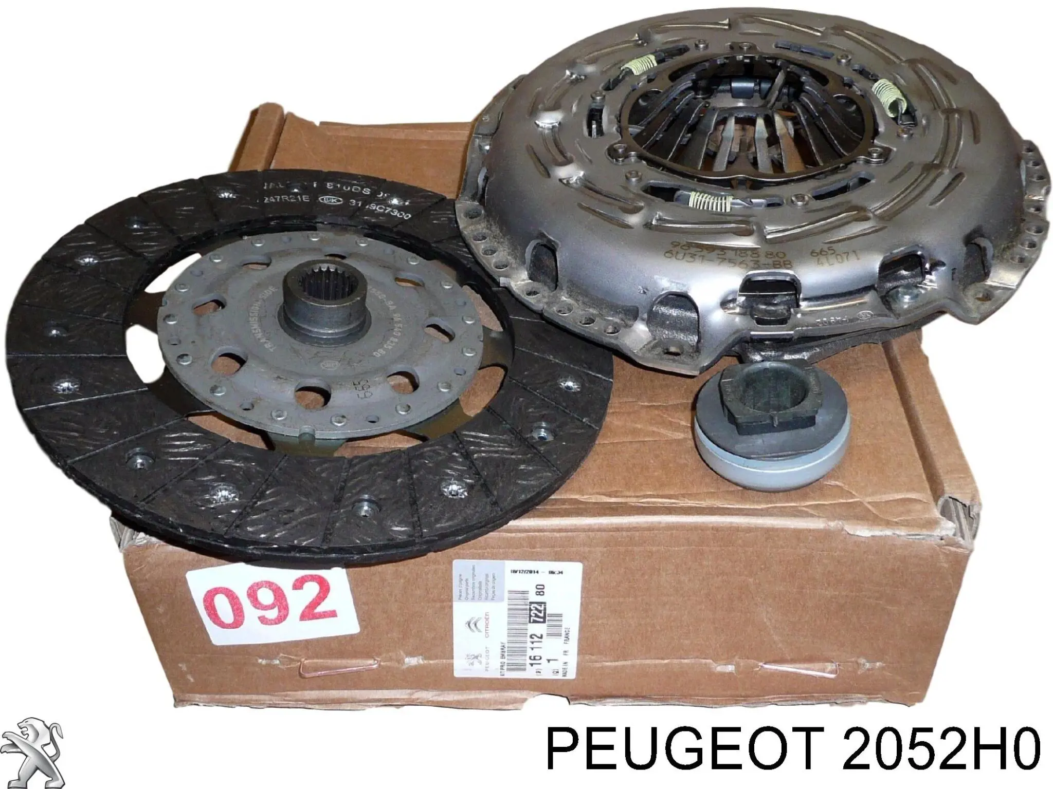 Kit de embraiagem (3 peças) Peugeot/Citroen 2052H0 preço, a partir de 209,19 USD