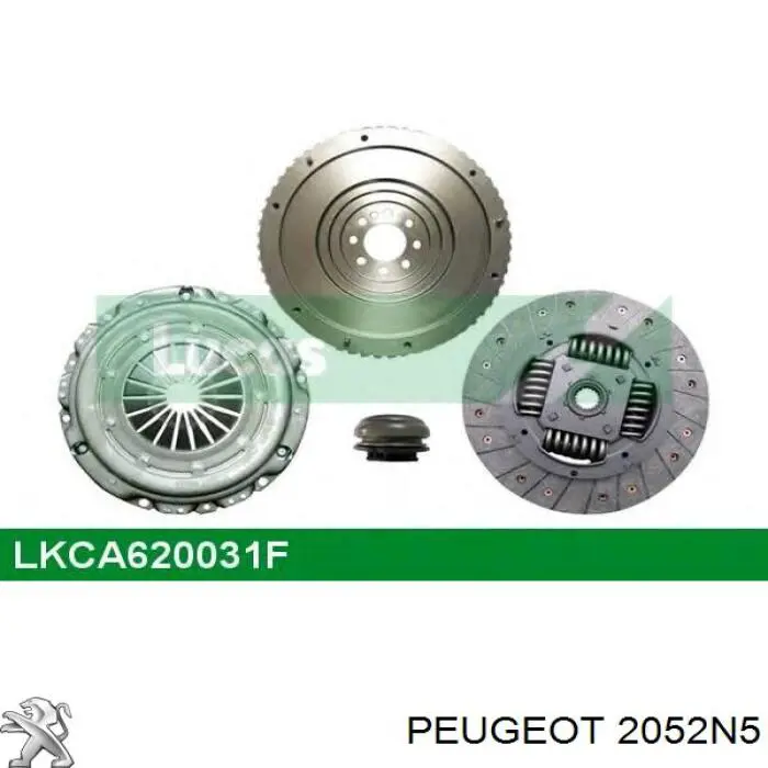 Compre 2052N5 Peugeot/Citroen Kit de embraiagem (3 peças)
