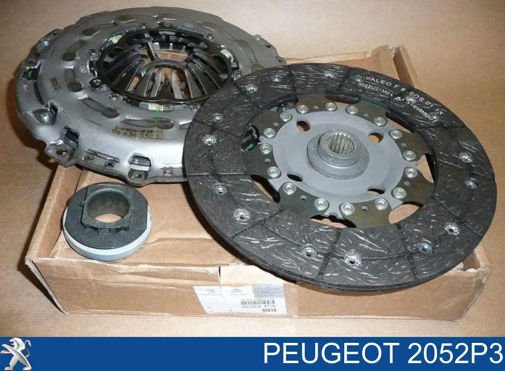 2052P3 Peugeot/Citroen Kit de embraiagem (3 peças)