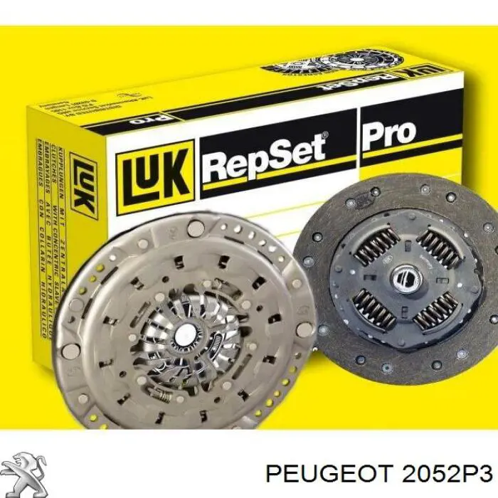 Kit de embraiagem (3 peças) Peugeot/Citroen 2052P3 preço, a partir de 125,99 USD