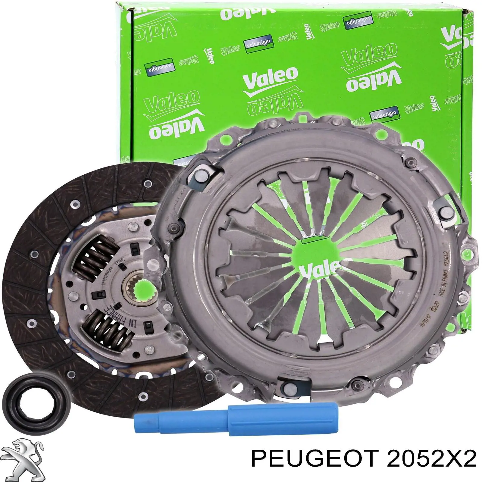 Compre 2052X2 Peugeot/Citroen Kit de embraiagem (3 peças)