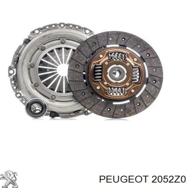 2052Z0 Peugeot/Citroen Kit de embraiagem (3 peças)