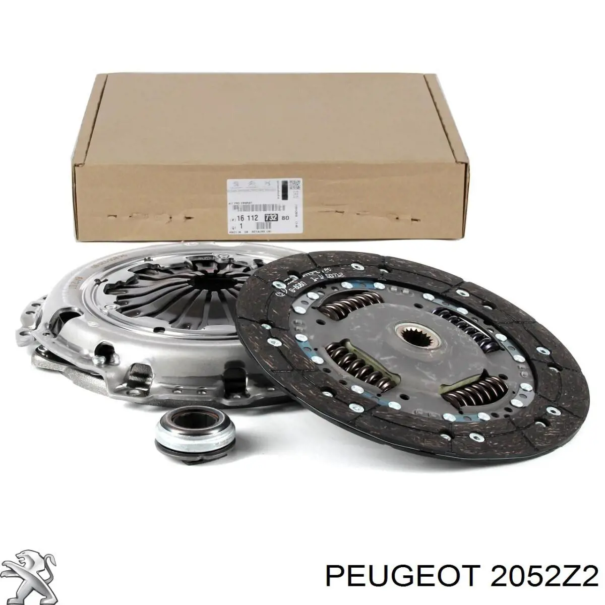 2052Z2 Peugeot/Citroen Kit de embraiagem (3 peças)