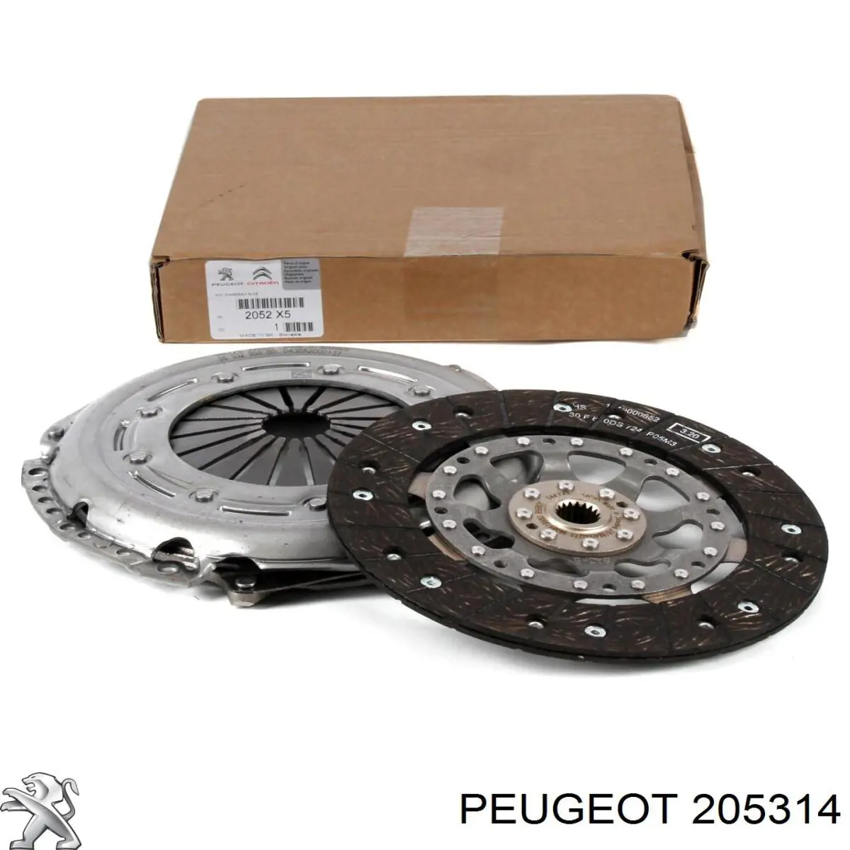 Kit de embraiagem (3 peças) Peugeot/Citroen 205314 preço, a partir de 127,46 USD