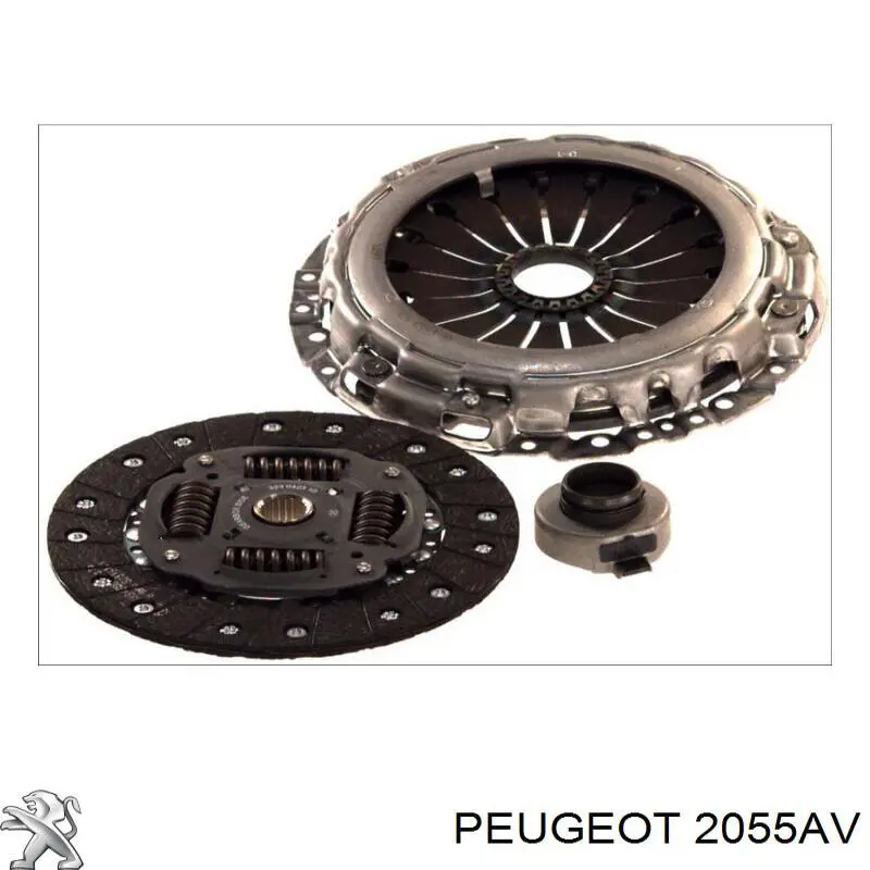 2055AV Peugeot/Citroen Disco de embraiagem