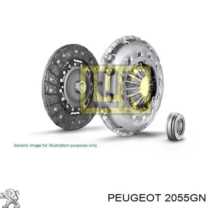 Compre 2055GN Peugeot/Citroen Disco de embraiagem