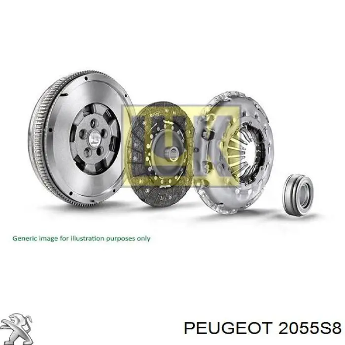 Compre 2055S8 Peugeot/Citroen Disco de embraiagem