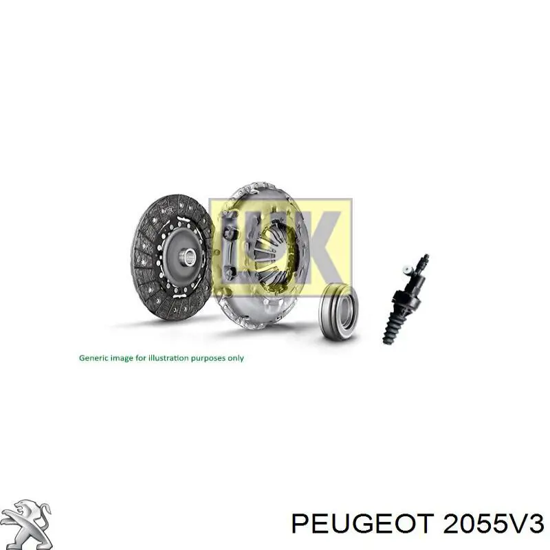Compre 2055V3 Peugeot/Citroen Disco de embraiagem