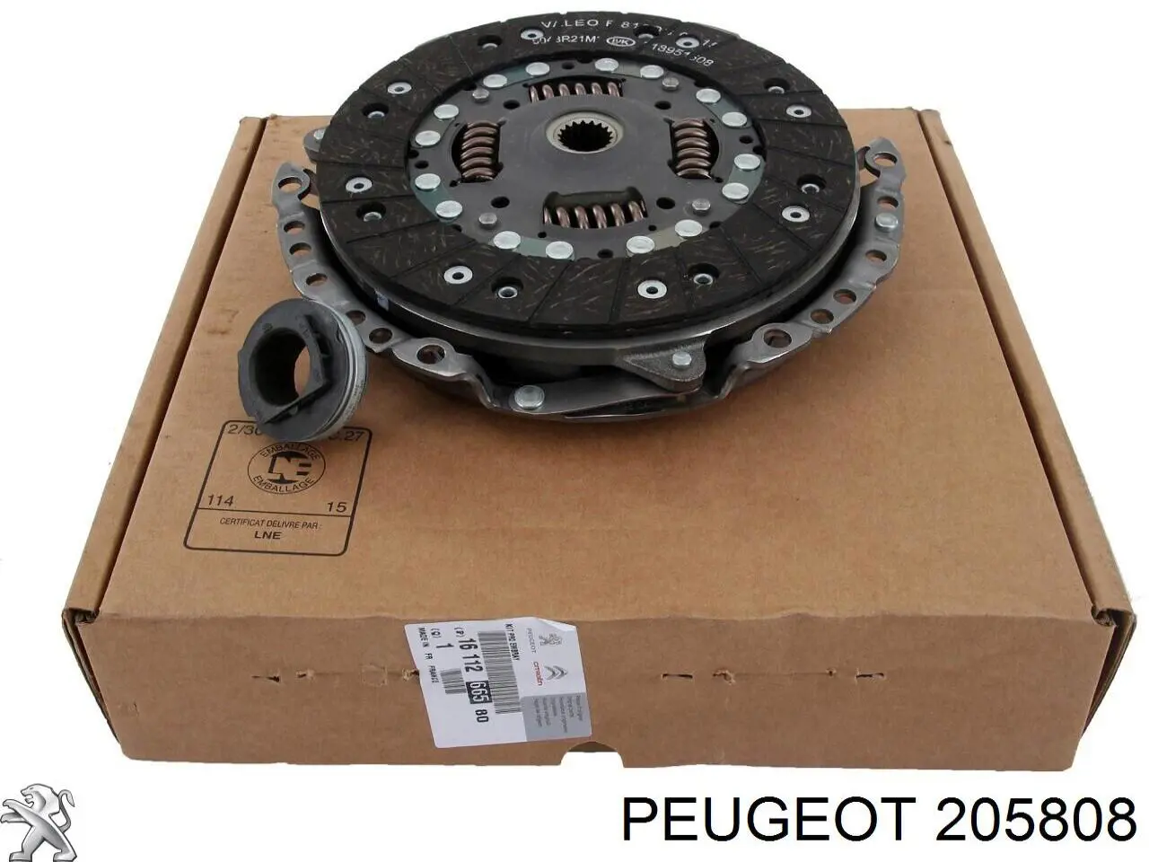 205808 Peugeot/Citroen Kit de embraiagem (3 peças)