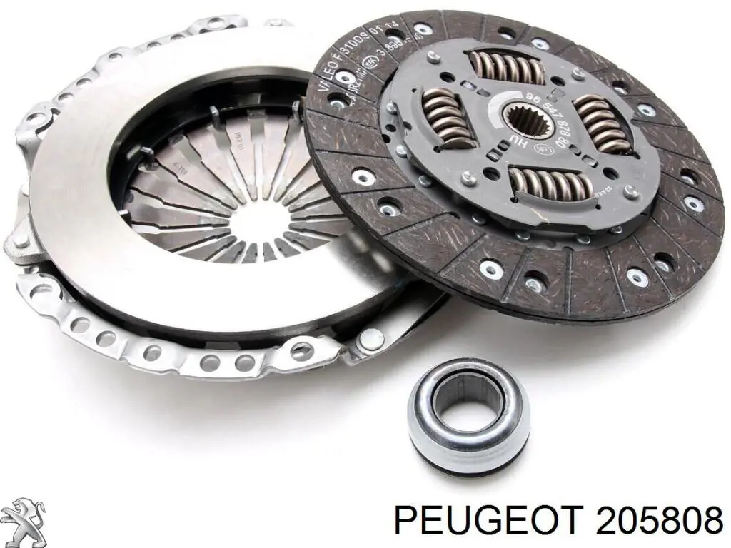 Kit de embraiagem (3 peças) Peugeot/Citroen 205808 preço, a partir de 115,46 USD