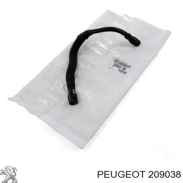 209038 Peugeot/Citroen Tubo (mangueira) de esfriamento da Caixa Automática de Mudança, fornecimento