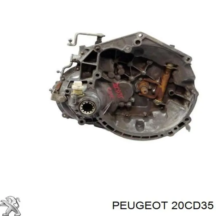 2222P9 Peugeot/Citroen Caixa de Mudança montada (caixa mecânica de velocidades)