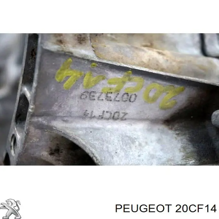 20CF15 Peugeot/Citroen Caixa de Mudança montada (caixa mecânica de velocidades)