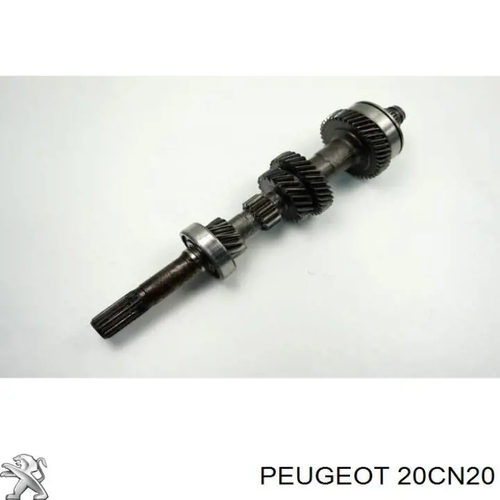 20CN20 Peugeot/Citroen Caixa de Mudança montada (caixa mecânica de velocidades)