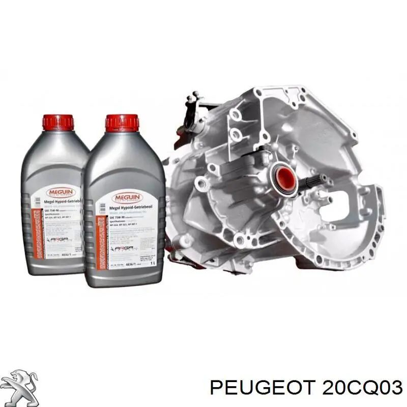 20CQ03 Peugeot/Citroen Caixa de Mudança montada (caixa mecânica de velocidades)