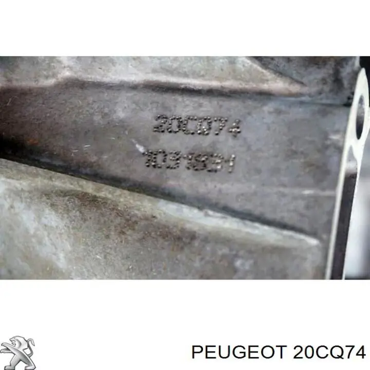 20CQ74 Peugeot/Citroen Caixa de Mudança montada (caixa mecânica de velocidades)