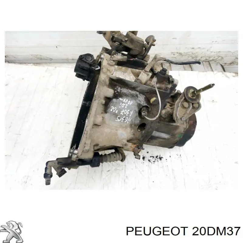 20DM37 Peugeot/Citroen Caixa de Mudança montada (caixa mecânica de velocidades)