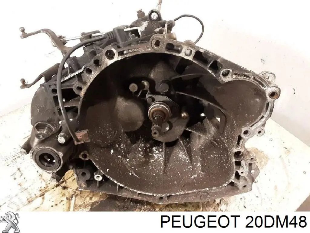20DM48 Peugeot/Citroen Caixa de Mudança montada (caixa mecânica de velocidades)