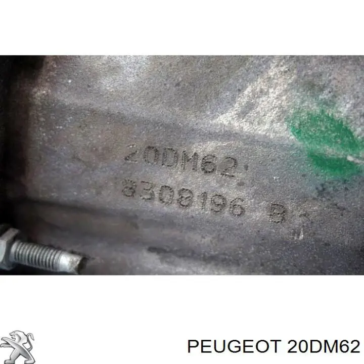 20DM62 Peugeot/Citroen Caixa de Mudança montada (caixa mecânica de velocidades)