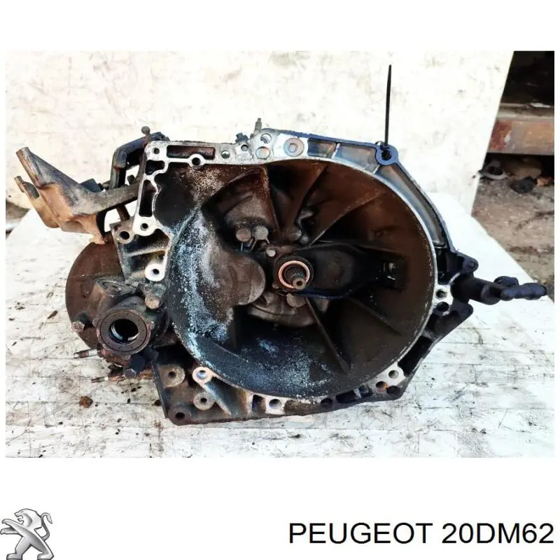 20DM62 Peugeot/Citroen Caixa de Mudança montada (caixa mecânica de velocidades)