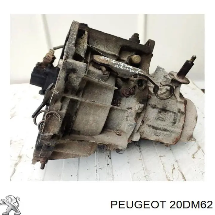 Caixa de Mudança montada (caixa mecânica de velocidades) 20DM62 Peugeot/Citroen
