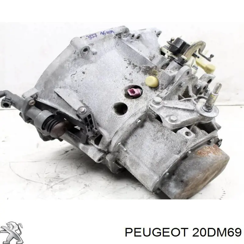 20DM69 Peugeot/Citroen Caixa de Mudança montada (caixa mecânica de velocidades)