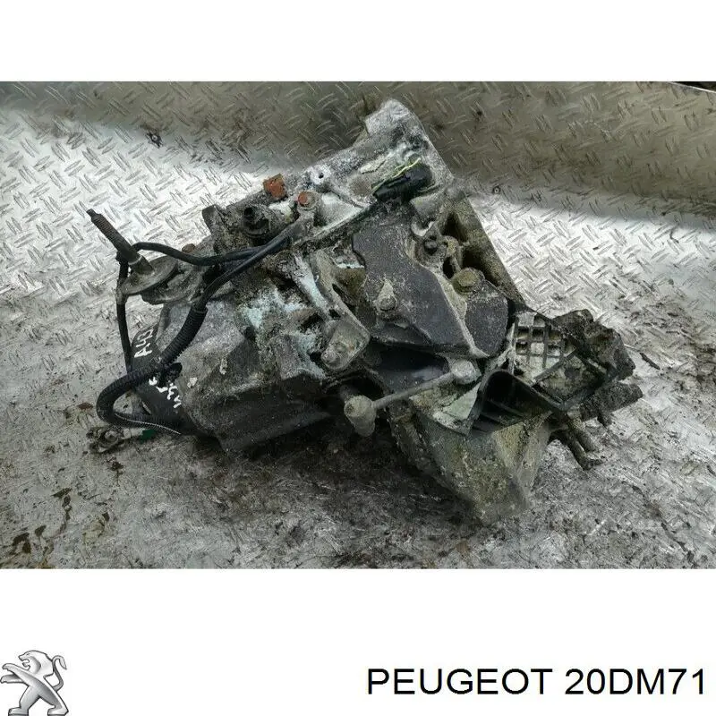 20DM71 Peugeot/Citroen Caixa de Mudança montada (caixa mecânica de velocidades)