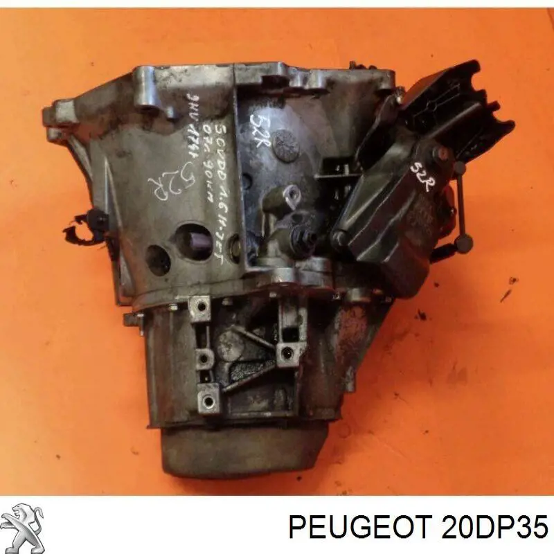 20DP35 Peugeot/Citroen Caixa de Mudança montada (caixa mecânica de velocidades)