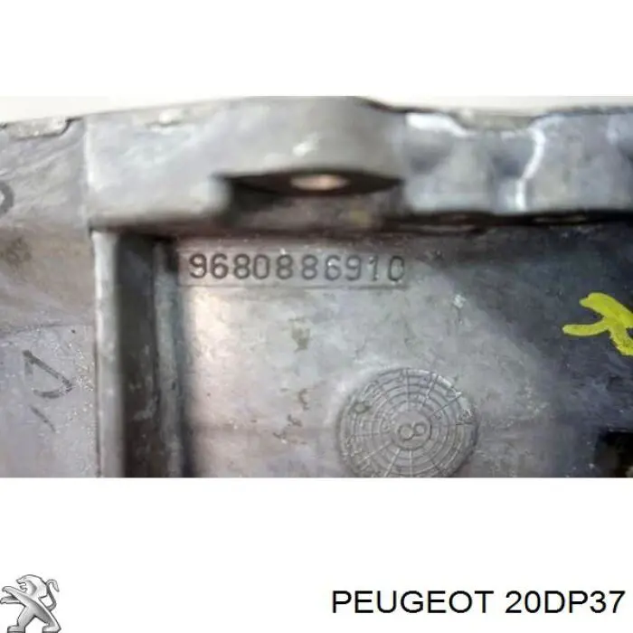 Caixa de Mudança montada (caixa mecânica de velocidades) 20DP37 Peugeot/Citroen