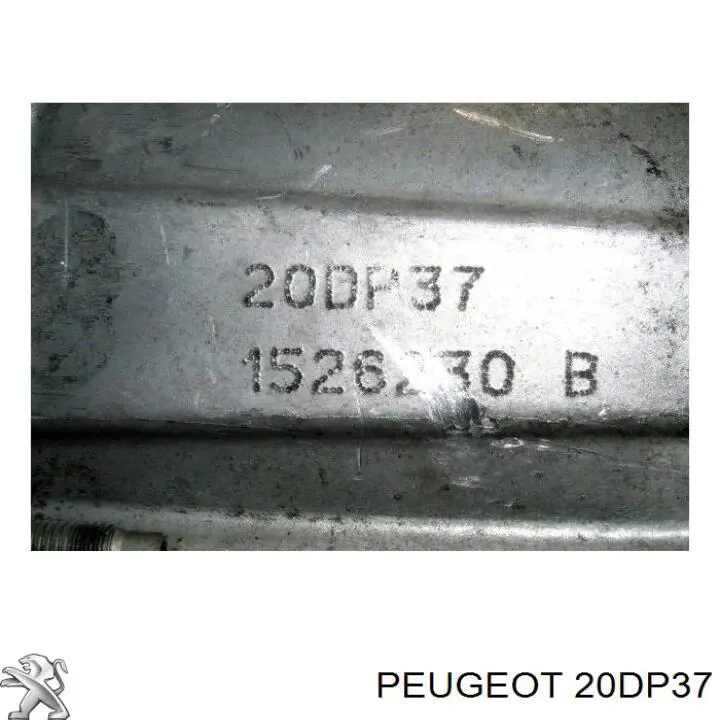20DP37 Peugeot/Citroen Caixa de Mudança montada (caixa mecânica de velocidades)